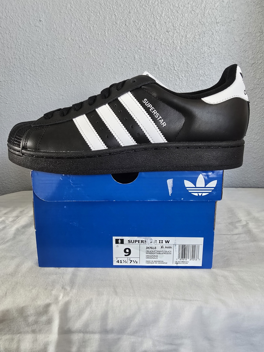 Adidas Superstar II Sneakers - Black/White